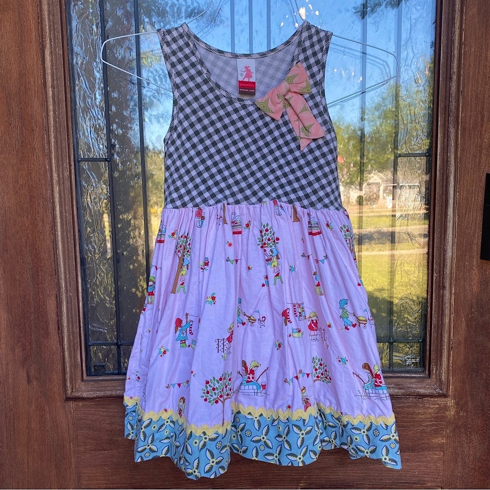 Matilda Jane Platinum Dress < apple picking >